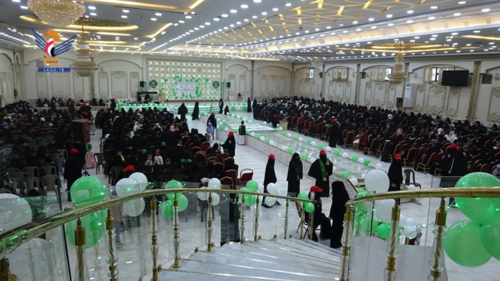  فعالية خطابية واختتام مهرجان الرحمة المهداة في صنعاء الجديدة