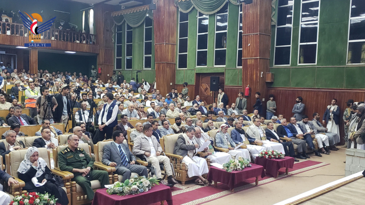  النعيمي ومفتاح يدشنان أعمال المؤتمر الوطني الأول للسلامة والصحة المهنية