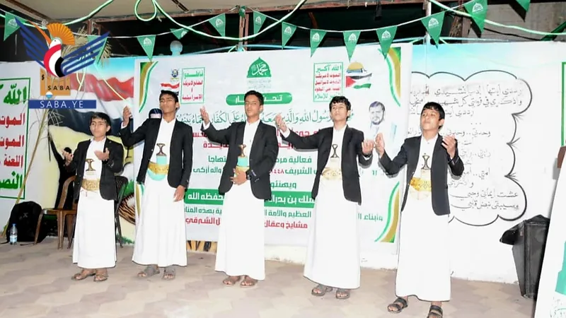 أمسيات في أحياء وعزل صنعاء الجديدة بذكرى المولد النبوي