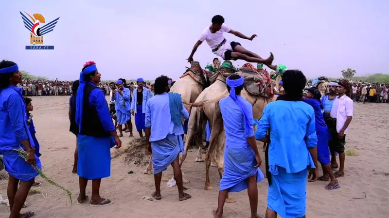 مهرجان كرنفالي تراثي شعبي لموسم التمور في النخيلة بالحديدة