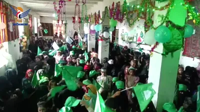 فعاليات نسائية في الحيمة الداخلية بمحافظة صنعاء بذكرى المولد النبوي 