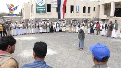 وقفة لموظفي هيئة الموارد المائية فرع صنعاء بذكرى استشهاد السيد نصر الله