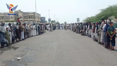 وقفات حاشدة بمحافظة الحديدة احتفاءً بذكرى المولد النبوي الشريف