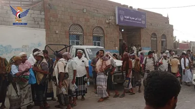 اللحية تدعم مرابطي الساحل الغربي بقافلة عينية 