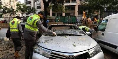 العدو الإسرائيلي يستهدف فريق إسعاف كان متجهاً لموقع غارتين في النبطية الفوقا جنوبي لبنان