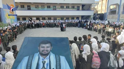 وقفات طلابية في أمانة العاصمة مباركة لانتصارات القوات المسلحة