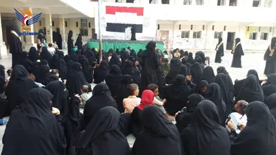 وقفات نسائية في الحديدة ثباتا مع فلسطين وتنديدا بجرائم العدو السعودي وبهتانه