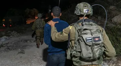 العدو الإسرائيلي يعتقل 24 فلسطينياً من الضفة والقدس