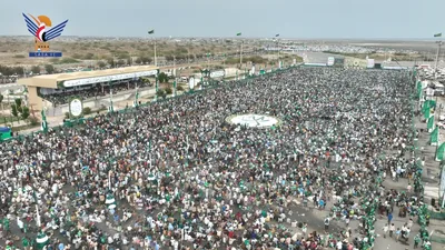 حشد مليوني مهيب في ذكرى مولد الرسول بالحديدة