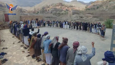 وقفات بمحافظة صنعاء تأكيدًا على الجهوزية ودعم القوات المسلحة وثبات الموقف المساند لغزة