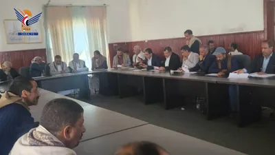 طوارئ المحويت تناقش الاستعداد لمواجهة الكوارث المحتملة للأمطار والسيول