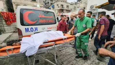 إصابة عدد من الفلسطينيين بقصف العدو الإسرائيلي مجموعة من المواطنين شمال مدينة غزة