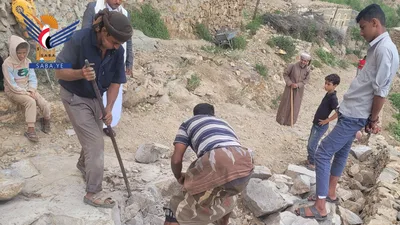 ذمار.. تفقد مشروع رصف طريق الشعاور العالي بوصاب السافل
