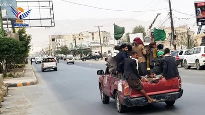 لجان الاستقبال بمحافظة صنعاء تستقبل الحشود المتدفقة إلى ميدان السبعين 