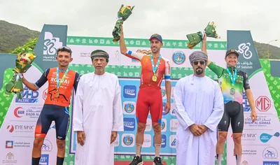 الإسباني إدواردو سيبولفيدا يتوّج بلقب سباق "ظفار كلاسيك" للدراجات الهوائية بعُمان