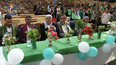 فعالية ومعرض طلابي بمدينه المحويت بذكرى المولد النبوي