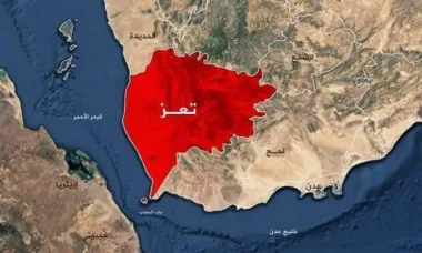مرتزقة العدو السعودي يستهدفون منطقة الأكمة في مقبنة بتعز