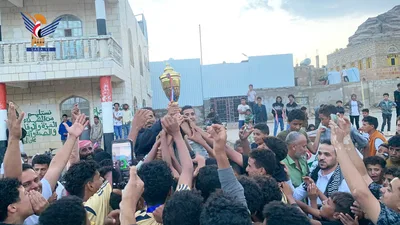 اختتام دوري كأس المولد النبوي لكرة القدم بمديرية جبن في الضالع