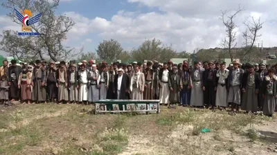 تشييع جثمان الشهيد رشيد الحاج في الحيمة الداخلية بصنعاء