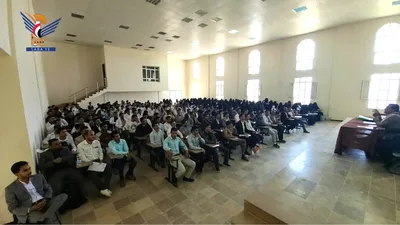 ندوة ثقافية بكلية الطب بجامعة المحويت بالعيد الـ12 لثورة 21 سبتمبر