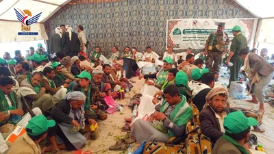 فعالية بمديرية السودة في عمران بذكرى المولد النبوي الشريف
