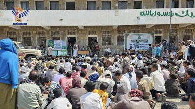 فعالية خطابية في المراوسة بمديرية الحشاء بالضالع بذكرى المولد النبوي