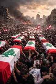 استشهاد سبعة مواطنين واصابة آخرين في قصف للعدو الصهيوني جنوب لبنان  