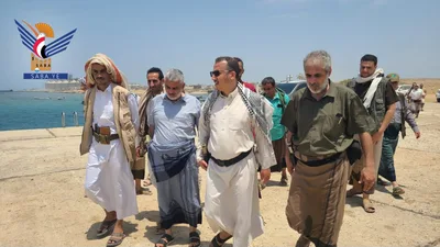 القائم بأعمال رئيس مصلحة الضرائب و الجمارك يتفقد سير العمل في جمرك ميناء الصليف ومركز الجاد الجمركي