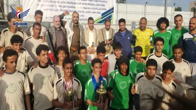 فريق الأمناء بمديرية الوحدة بالأمانة يتوج بكأس الرسول الأعظم للقدم 