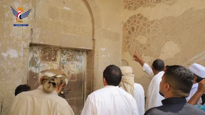 فريق أثري يتفقد أوضاع المعالم التاريخية بمديرية حيس بالحديدة