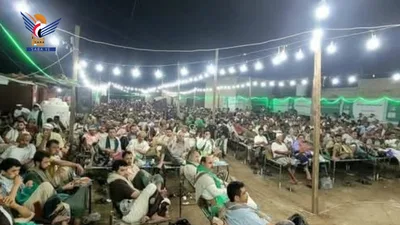 أمسية بذكرى المولد النبوي في شفر بمديرية عبس  