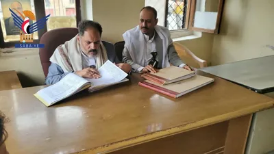 رئيس استئناف إب يتفقد سير العمل في محكمتي ذي السفال والسياني