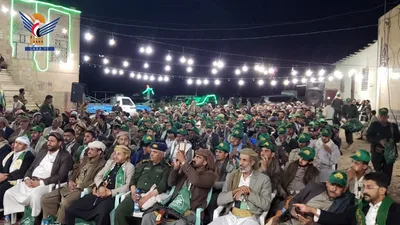 أمسية لإدارة أمن مديرية بني حشيش في محافظة صنعاء بذكرى المولد النبوي 