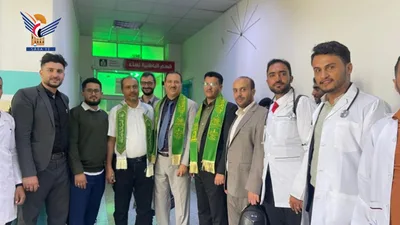 تدشّين اختبارات البكالوريوس لطلبة الدفعة الرابعة طب عام وجراحة بجامعة عمران