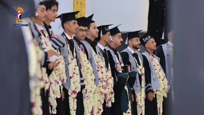 جامعة الجزيرة في إب​ تحتفل بتخرج 195 طالبًا وطالبة 
