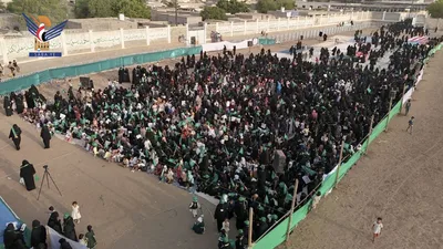 فعالية نسائية حاشدة بمديريات المربع الشمالي بالحديدة احتفاء بالمولد النبوي
