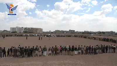 وقفة بمديرية العرش احتفاء بعيد ثورة ٢١ سبتمبر ومباركة انتصارات القوات المسلحة