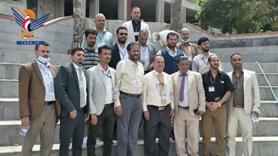 المعهد الوطني للعلوم الإدارية بإب ينفذ زيارة ميدانية لمستشفى جبلة التعليمي