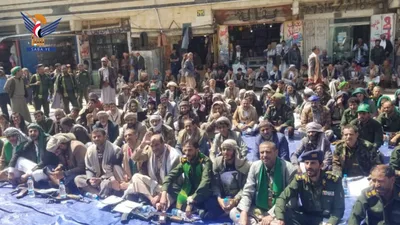فعالية ووقفة بأمن الطويلة في المحويت بالمولد النبوي وتنديدًا بالإساءة للقرآن الكريم