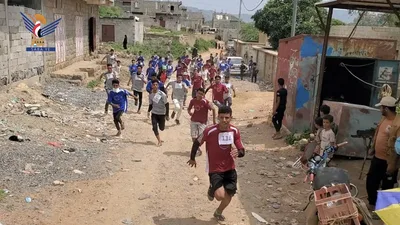 سباق رياضي في الخبت بالمحويت احتفاءً بذكرى المولد النبوي