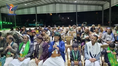 أمسية في مديرية الرجم بالمحويت بذكرى المولد النبوي