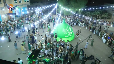 أمانة العاصمة .. أمسية بحارة اللجنة الدائمة في مديرية الثورية بذكرى المولد النبوي 
