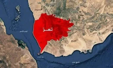 استشهاد مواطنين اثنين باستهداف العدو السعودي ورشة صيانة سيارات في الوازعية بتعز
