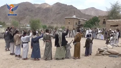 وقفات حاشدة بمأرب تأكيدًا على ثبات الموقف الثابت مع غزة ولبنان وإيران