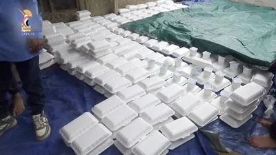 توزيع وجبات غذائية للفقراء بحي مذبح الجنوبي بمديرية معين بالأمانة 