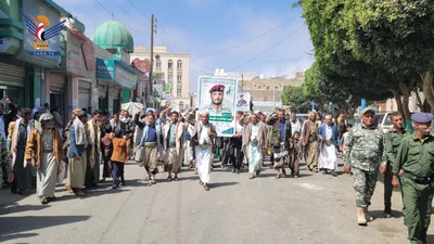 تشييع جثامين كوكبة من شهداء الوطن في محافظة حجة