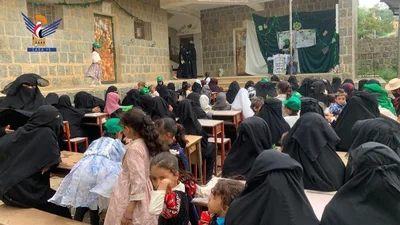 للهيئة النسائية بمديرية المحويت تحتفي بذكرى المولد النبوي