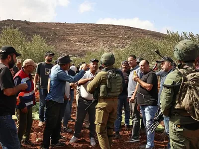 مستوطنون يطلقون الرصاص صوب قاطفي الزيتون شرق الخليل