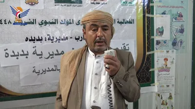 مأرب.. فعالية لإدارة الأمن ومكتب الصحة بمديرية بدبدة بذكرى المولد النبوي